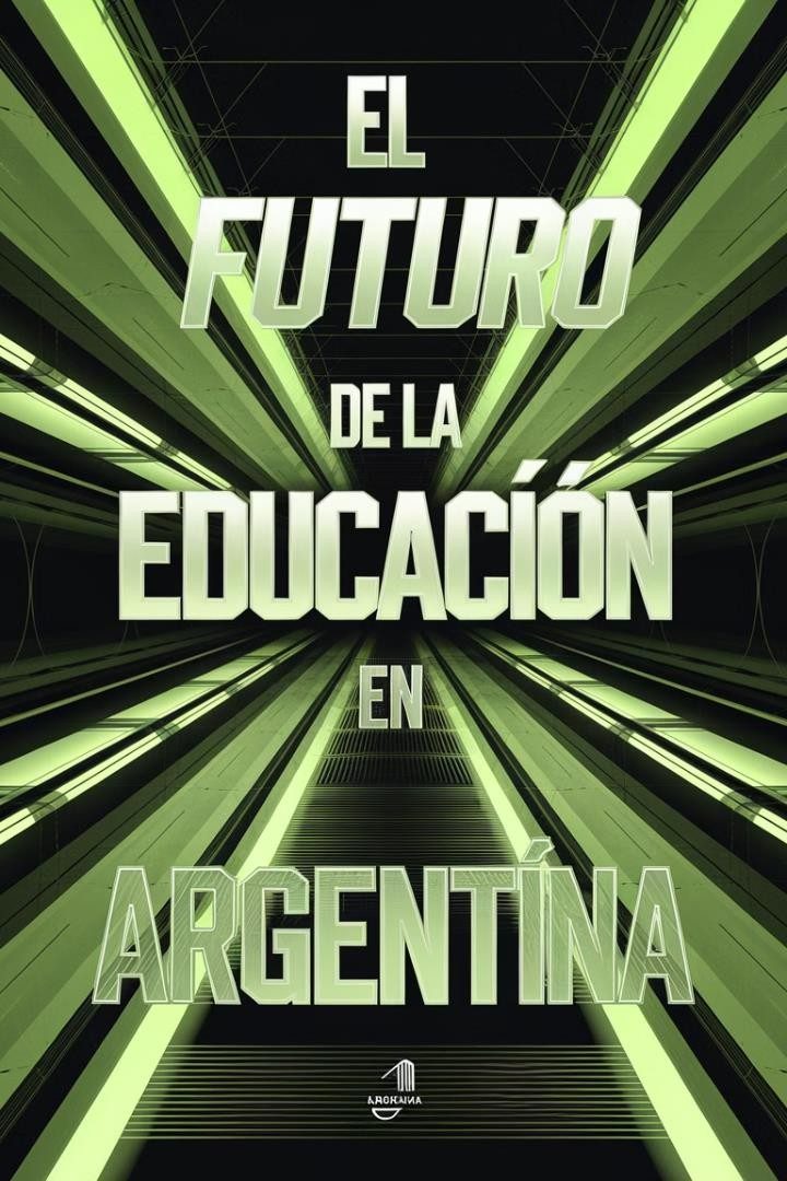 Diseño futurista con tipografía metálica